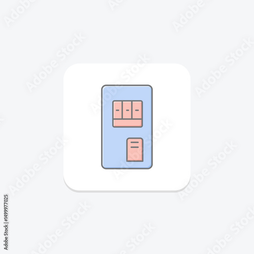 Sim Card Vending, vector, pixel perfect, illustrator file