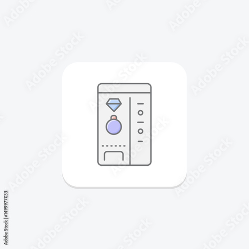 Jewelry Vending, vector, pixel perfect, illustrator file