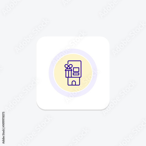 Gift Card Vending, vector, pixel perfect, illustrator file