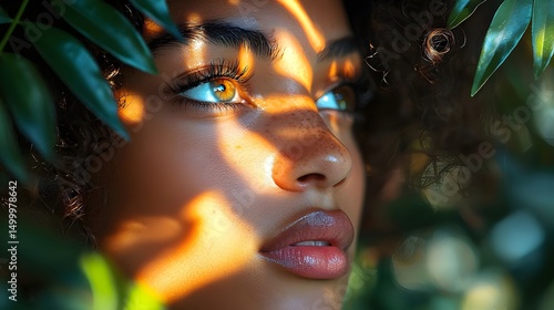 Wallpaper Mural Close Up of a Woman's Eye Torontodigital.ca