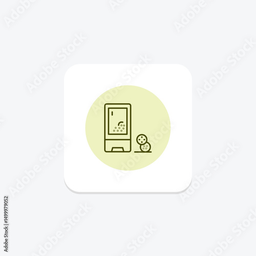 Cookie Vending, vector, pixel perfect, illustrator file