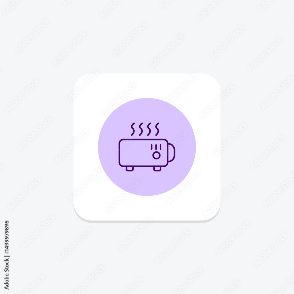 Fototapeta premium Heating System, vector, pixel perfect, illustrator file