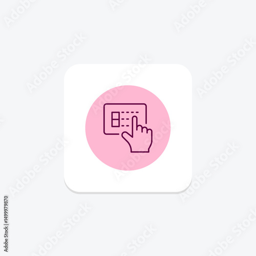 Touch Screen Panel, vector, pixel perfect, illustrator file