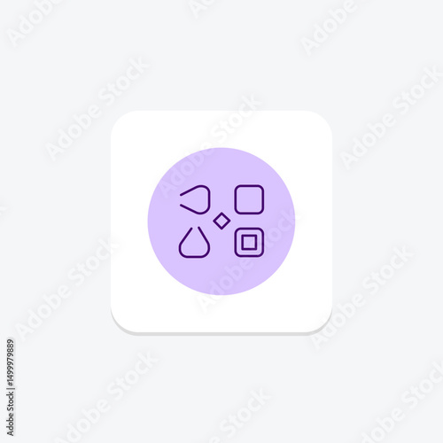 Item Selector Buttons, vector, pixel perfect, illustrator file