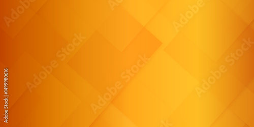 Abstract orange, yellow technology concept diamond triangle geometric line background. modern seamless business technology concept geometric shapes. squares and triangle with soft shadows as pattern.
