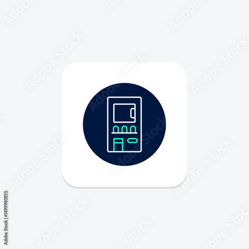 Nail Polish Vending, vector, pixel perfect, illustrator file