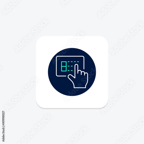 Touch Screen Panel, vector, pixel perfect, illustrator file