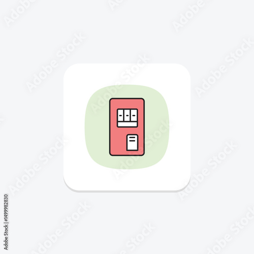 Sim Card Vending, vector, pixel perfect, illustrator file