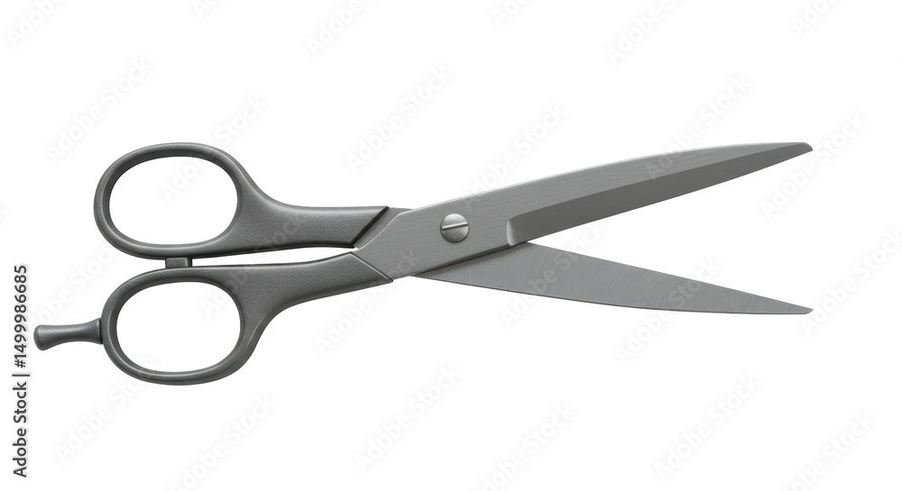 Isolated Silver Scissors Isolated Silver Scissors
