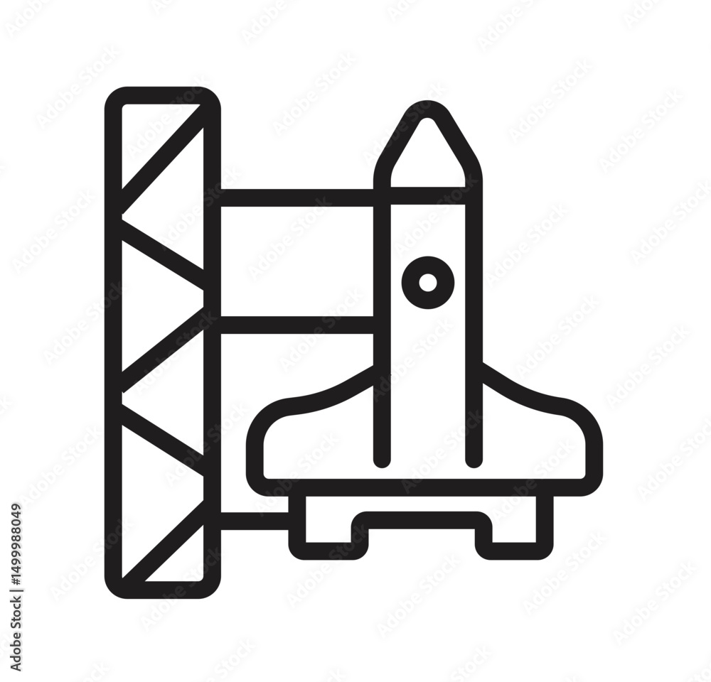 rocket launch vector icon rocket launch vector icon