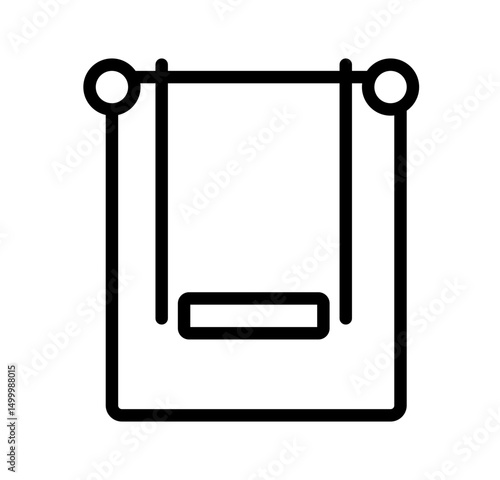 spinning swing vector icon