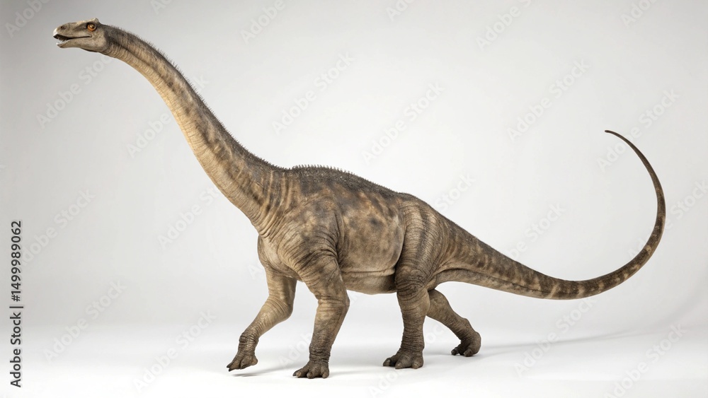 Fototapeta premium Diplodocus on studio background