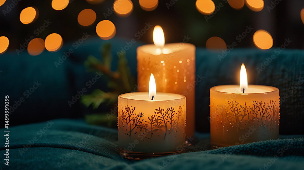 Decorative Lit Candles Creating a Relaxing Ambiance
Decorative Lit Candles Creating a Relaxing Ambiance