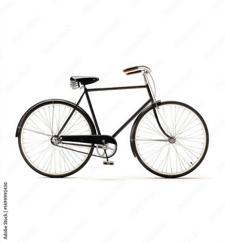 Obraz premium bicycle isolated on white background
