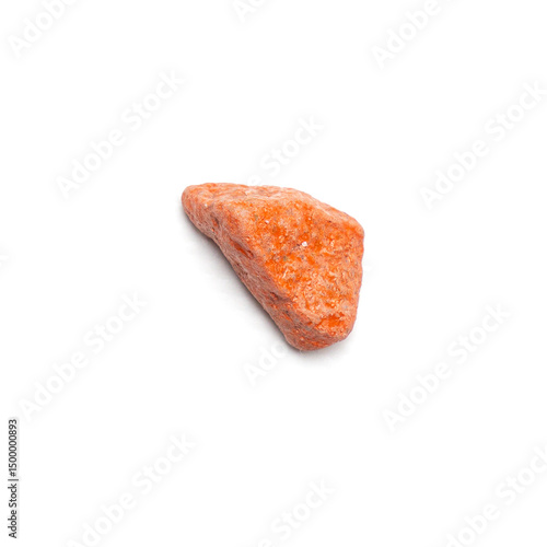 bright artificially colored decorative stone