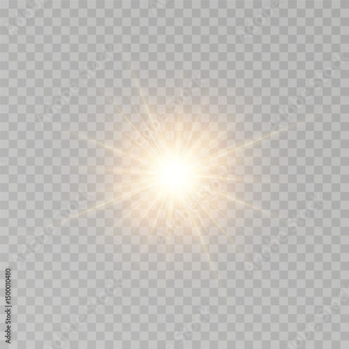 Warm shimmer blends gently across light source.
Vector light leak creates dreamy summer ambiance.
Golden flare effect suits headers and web banners.