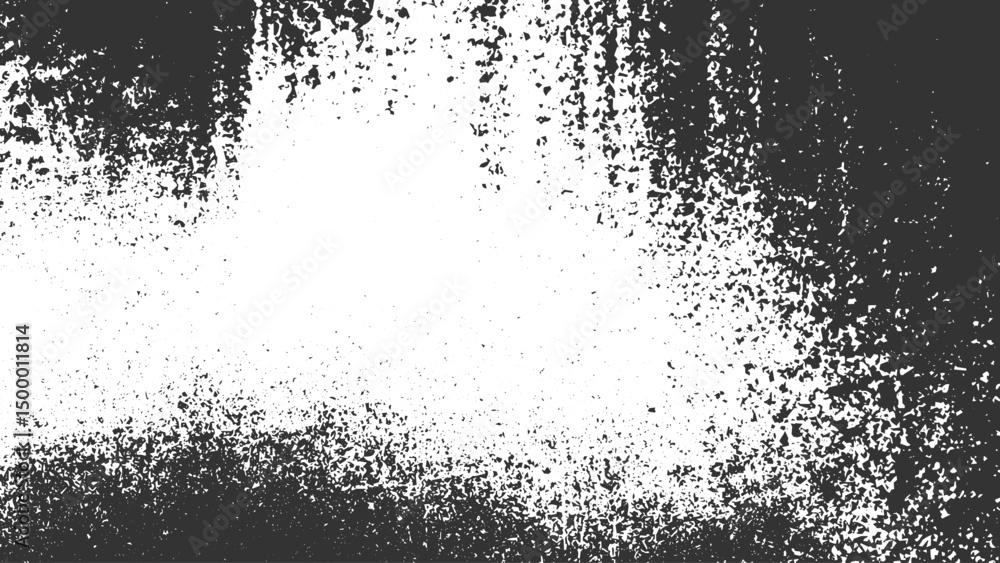 Fototapeta premium dirty monochrome background with grunge texture featuring cracks chips and dotted pattern for designers