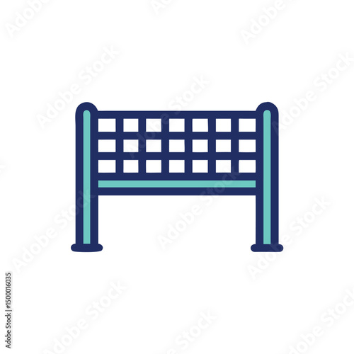 bench on a white background