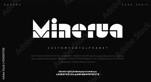 Minweva Minimal luxury font alphabet logo. Typography beauty fashion elegant minimalist serif italic fonts decorative wedding vintage retro logos. vector illustration