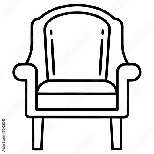 armchair vector illustration