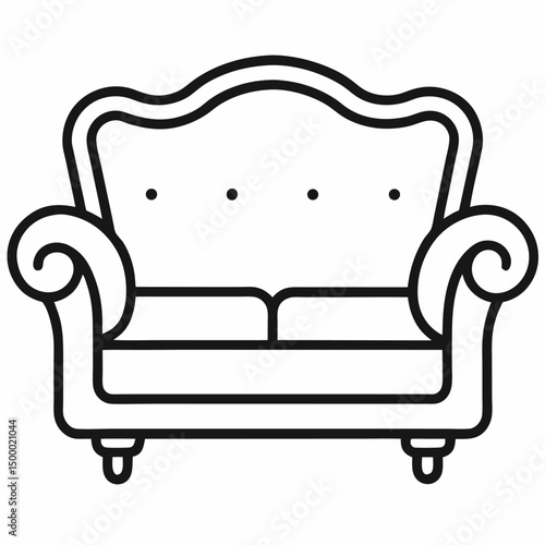 sofa vector illustration