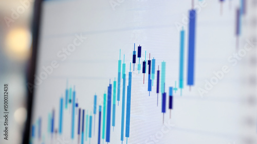 Stock Market Analysis Graph Showing Growth Trends