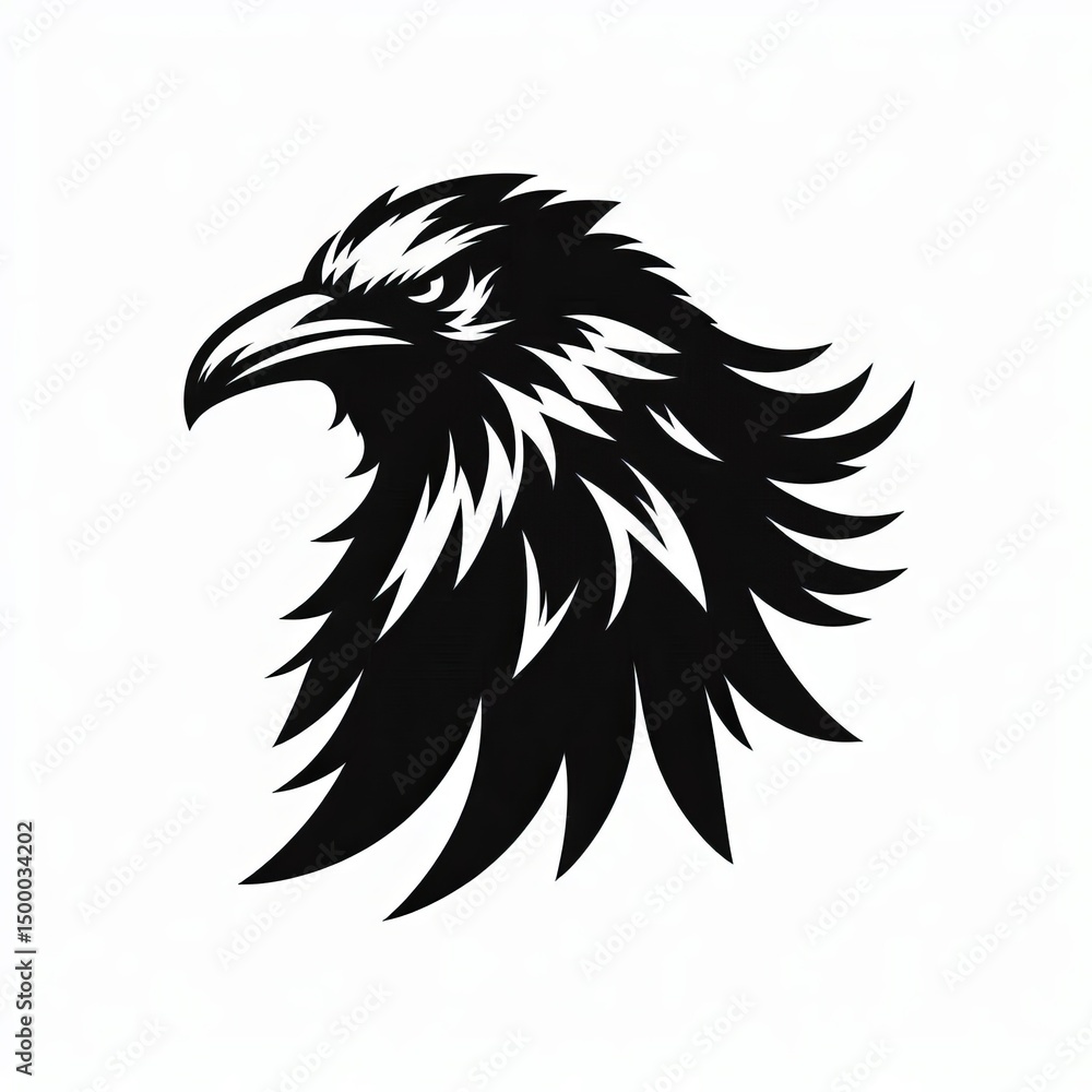 Fototapeta premium Crow Silhouette