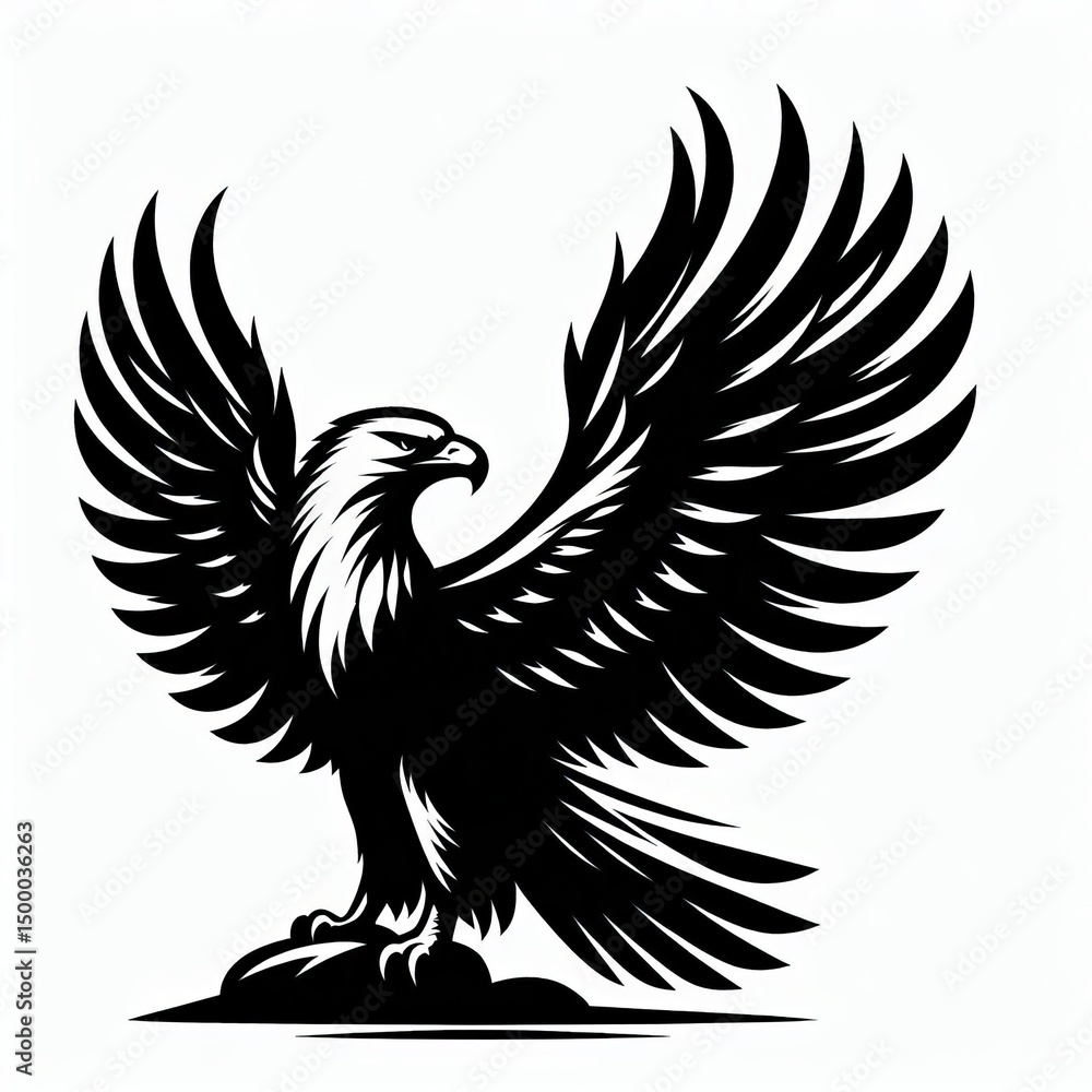 Fototapeta premium eagle Silhouette