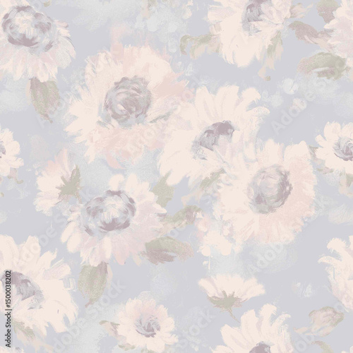 Artistic Handcrafted Floral Scroll Pattern Illustrations