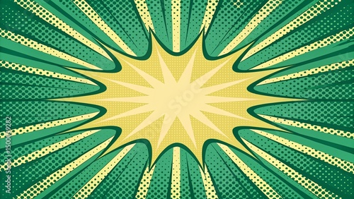 Comic Book Explosion Background