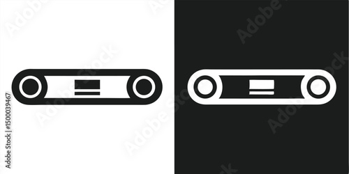 Audio cassette tape vector icon illustration design symbol for media technology