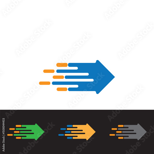 Arrow vector illustration icon