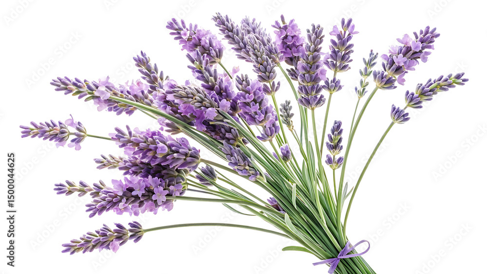 Fototapeta premium lavender isolated on white background