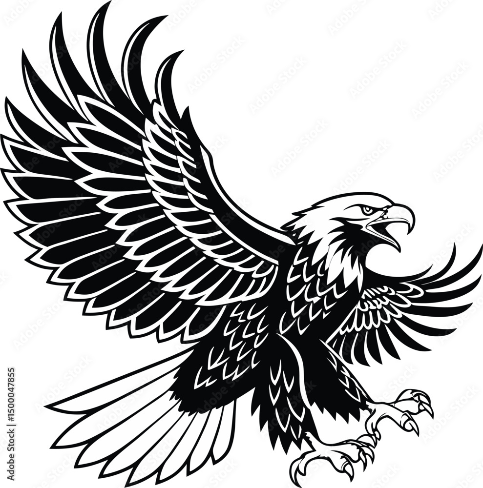 Obraz premium Colorful Abstract Geometric Design with Bold Shapes and Lines