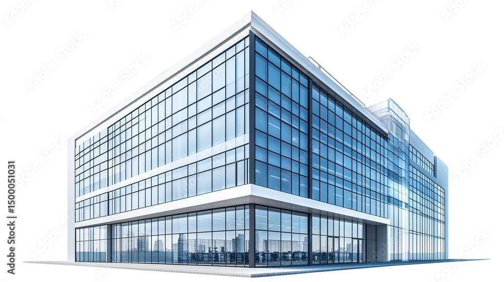 3D rendering of a modern office building, 3D design of a shiny glass office tower, modern glass building, 3D design, shiny and elegant, on a transparent backgrounds 3D rendering of a modern office building, 3D design of a shiny glass office tower, modern glass building, 3D design, shiny and elegant, on a transparent backgrounds