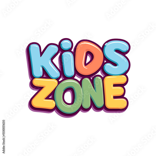 Colorful Kids Zone Logo