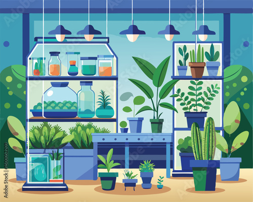 Indoor Plants and Botanical Shop. A Modern Greenery Paradise
