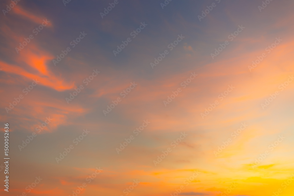 Fototapeta premium Clouds and pink sky backdrop,Nature beautiful Light Sunset or sunrise sky