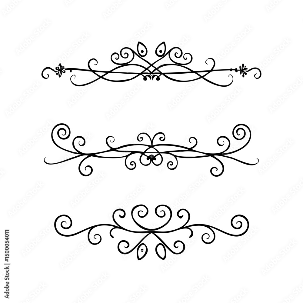 Hand drawn text dividers and graphic elements. Vector floral designs. Vintage ornament divider set.Hand drawn border collection for invitation,poster,banner.Retro decoration vector collection
Hand drawn text dividers and graphic elements. Vector floral designs. Vintage ornament divider set.Hand drawn border collection for invitation,poster,banner.Retro decoration vector collection