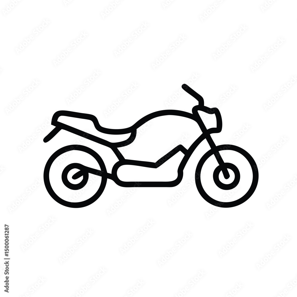 Obraz premium vintage motorcycle icon