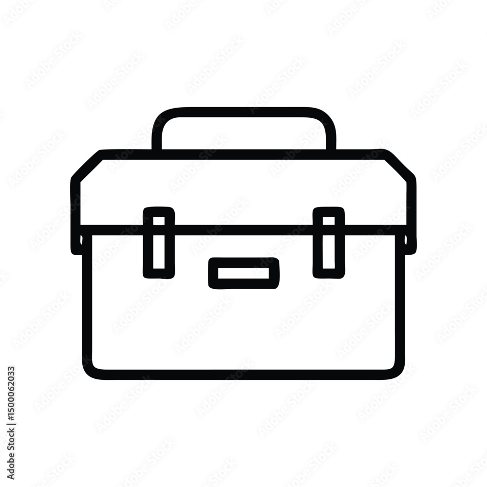metal briefcase icon metal briefcase icon