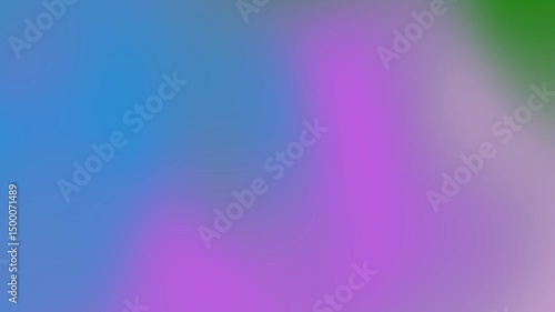 Abstract colorful background with vibrant blue, pink, and green hues blending softly