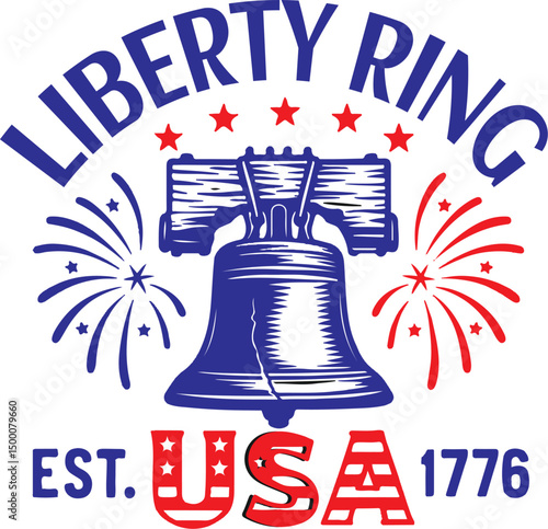 Liberty Rings 1776  .eps