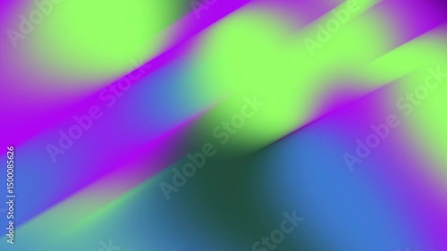Vibrant abstract background featuring dynamic diagonal lines in purple, green, and blue hues