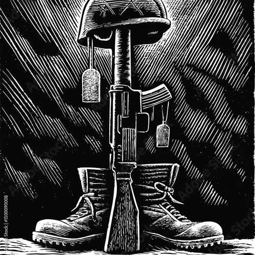 Fallen Soldier Remembering Loss Honor Sacrifice And Peace