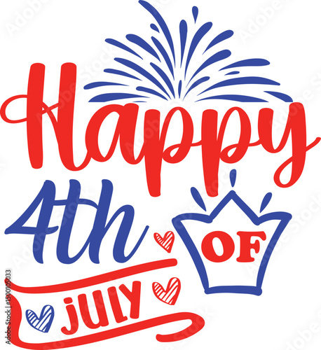 happy 4th of july svg