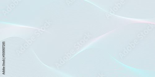 Premium background design with white line pattern (texture) in luxury pastel colour. Abstract horizontal vector template for business banner, formal backdrop, prestigious voucher, luxe invite