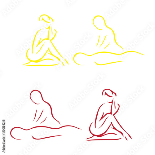 Relaxation Thai Therapy Massage Icon