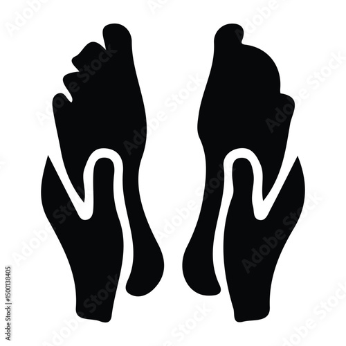 Spa Massage Shiatsu Therapy Icon