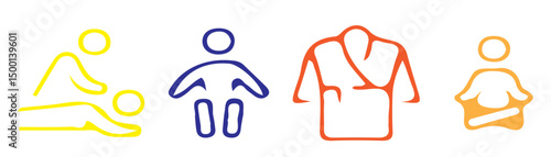 Aromatherapy Massage Icon Set For Free